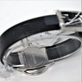  Shop Authentic Calvin Klein Accent Black Dial Black Leather Strap Watch for Women - K2Y231C3 - Luxxuri