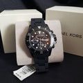  Shop Authentic Michael Kors Everest Chronograph Black Dial Black Silicone Strap Watch For Men - MK8980 - Luxxuri