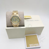  Shop Authentic Michael Kors Runway Gold Dial Gold Steel Strap Watch for Women - MK5786 - Luxxuri