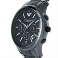  Shop Authentic Emporio Armani Ceramica Chronograph  Black Dial Black Strap Watch For Men - AR1452 - Luxxuri