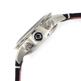  Shop Authentic Tag Heuer Autavia Chronometer Flyback Chronograph Silver Dial Black Leather Strap Watch for Men - CBE511B.FC8279 - Luxxuri