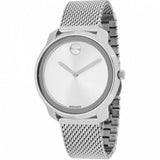  Shop Authentic Movado Bold Silver Dial Silver Mesh Bracelet Watch For Women - 3600241 - Luxxuri