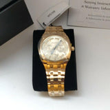  Shop Authentic Bulova Multifunction White Dial Gold Steel Strap Watch for Men - 97C105 - Luxxuri
