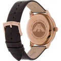  Shop Authentic Emporio Armani Classic Quartz Brown Dial Brown Leather Strap Watch For Men - AR1613 - Luxxuri