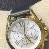  Shop Authentic Michael Kors Bradshaw Chronograph White Dial Two Tone Steel Strap Watch For Women - MK5743 - Luxxuri