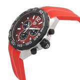  Shop Authentic Tag Heuer Formula 1 Chronograph Red Dial Red Rubber Strap Watch for Men - CAZ101AN.FT8055 - Luxxuri