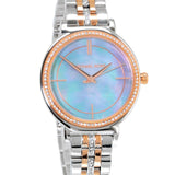 Shop Authentic Michael Kors Cinthia Mother of Pearl Grey Dial Two Tone Steel Strap Watch for Women - MK3642 - Luxxuri