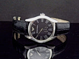  Shop Authentic Emporio Armani Valente Black Dial Black Leather Strap Watch For Men - AR0643 - Luxxuri