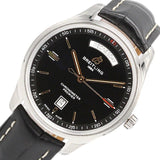  Shop Authentic Breitling Premier Automatic 40mm Day & Date Black Dial Black Leather Strap Mens Watch - A45340241B1P2 - Luxxuri