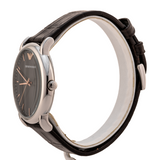  Shop Authentic Emporio Armani Luigi Quartz Gray Dial Brown Leather Strap Watch For Men - AR1996 - Luxxuri