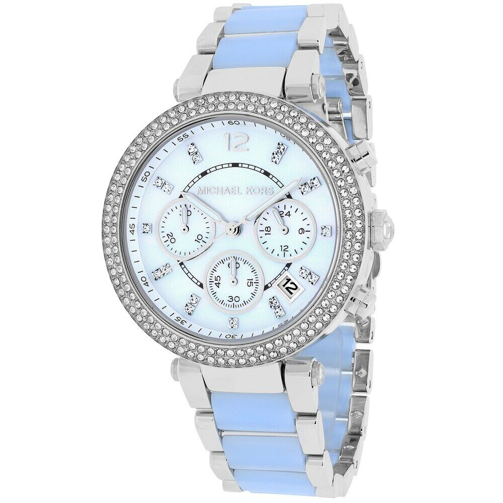  Shop Authentic Michael Kors Parker White Dial Two Tone Steel Strap Watch for Women - MK6138 - Luxxuri