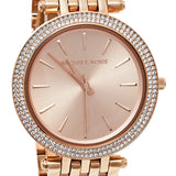  Shop Authentic Michael Kors Darci Rose Gold Dial with Diamonds Rose Gold Stainless Steel Strap Watch for Women - MK3192 - Luxxuri