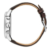  Shop Authentic Guess Horizon Chronograph White Dial Brown Leather Strap Watch For Men - W0380G2 - Luxxuri