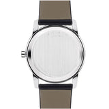  Shop Authentic Movado Museum Black Dial Black Leather Strap Watch For Men - 606502 - Luxxuri
