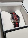  Shop Authentic Gucci Le Marche Des Merveilles Blue Red Dial Blue Red Nylon Strap Unisex Watch - YA126493 - Luxxuri
