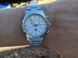  Shop Authentic Gucci G Timeless Chronograph White Dial Silver Steel Strap Watch For Men - YA126472 - Luxxuri