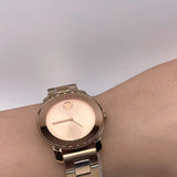  Shop Authentic Movado Bold Rose Gold Dial Rose Gold Steel Strap Watch for Women - 3600342 - Luxxuri