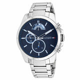  Shop Authentic Tommy Hilfiger Decker Quartz Blue Dial Silver Steel Strap Watch for Men - 1791348 - Luxxuri