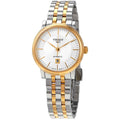  Shop Authentic Tissot T Classic Carson Premium White Dial Two Tone Steel Strap Watch for Women - T122.207.22.031.00 - Luxxuri