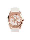  Shop Authentic Guess G Twist White & Gold Dial White Silicone Strap Watch For Women - W0911L5 - Luxxuri