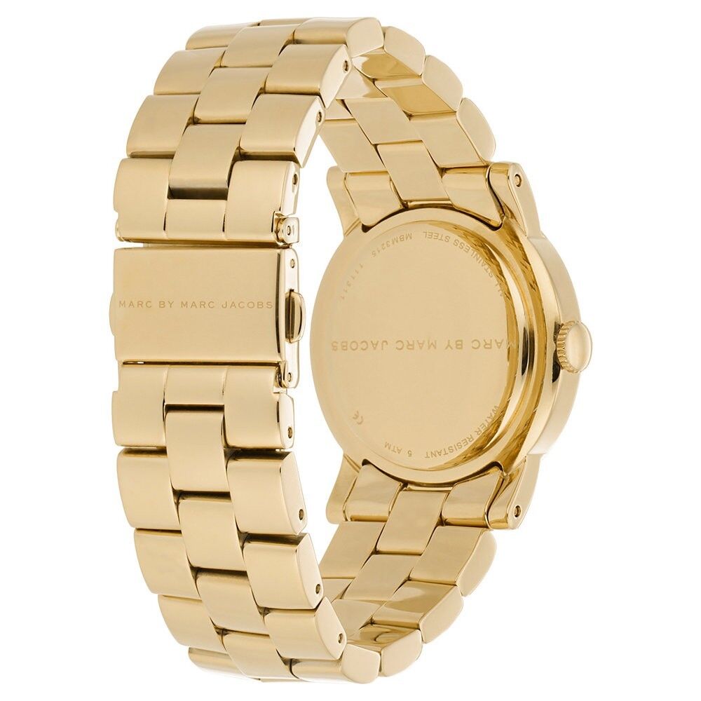  Shop Authentic Marc Jacobs Amy Dexter Gold Dial Gold Steel Strap Watch for Women - MBM3215 - Luxxuri