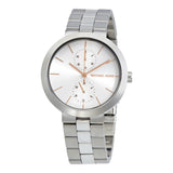  Shop Authentic Michael Kors Garner Analog Silver Dial Silver Steel Strap Watch For Women - MK6407 - Luxxuri