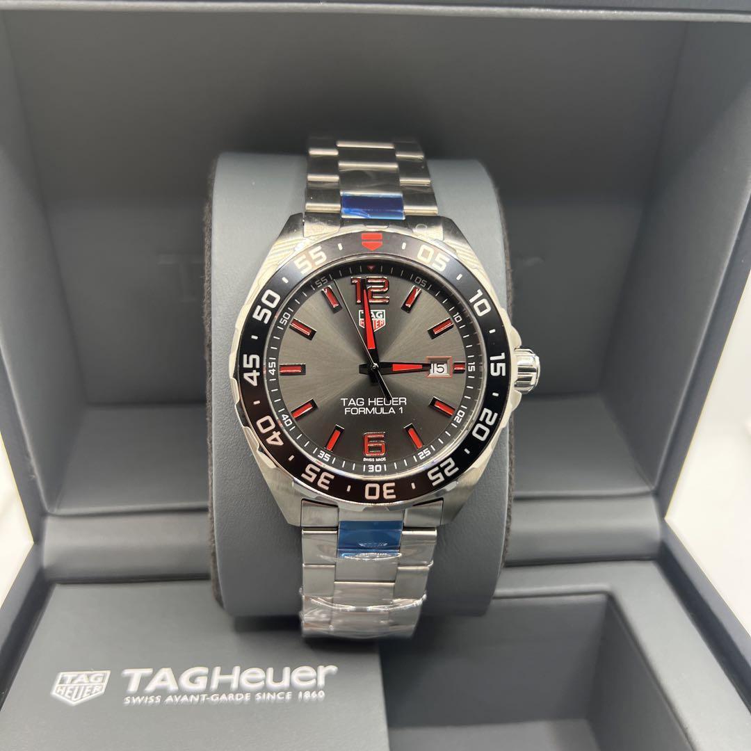  Shop Authentic Tag Heuer Formula 1 Quartz Anthracite Dial Silver Steel Strap Watch for Men - WAZ1018.BA0842 - Luxxuri
