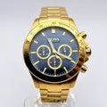  Shop Authentic Hugo Boss Ikon Blue Dial Gold Steel Strap Watch for Men - 1513340 - Luxxuri