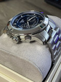  Shop Authentic Michael Kors Stop Hunger Chronograph Blue Dial Silver Steel Strap Watch for Men - MK8314 - Luxxuri