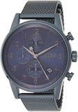  Shop Authentic Hugo Boss Navigator Chronograph Blue Dial Blue Mesh Bracelet Watch for Men - 1513538 - Luxxuri