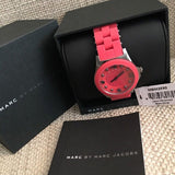  Shop Authentic Marc Jacobs Pelly Red Dial Red Silicone Strap Watch for Women - MBM2590 - Luxxuri