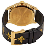  Shop Authentic Gucci G-Timeless Black Dial Black Leather Strap Watch For Women - YA1264055 - Luxxuri