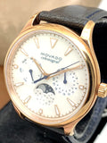  Shop Authentic Movado Heritage Celestograf White Mother of Pearl Dial Blue Leather Strap Watch For Women - 3650011 - Luxxuri