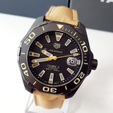  Shop Authentic Tag Heuer Aquaracer Black Dial Watch for Men - WAY208C.FC6383 - Luxxuri