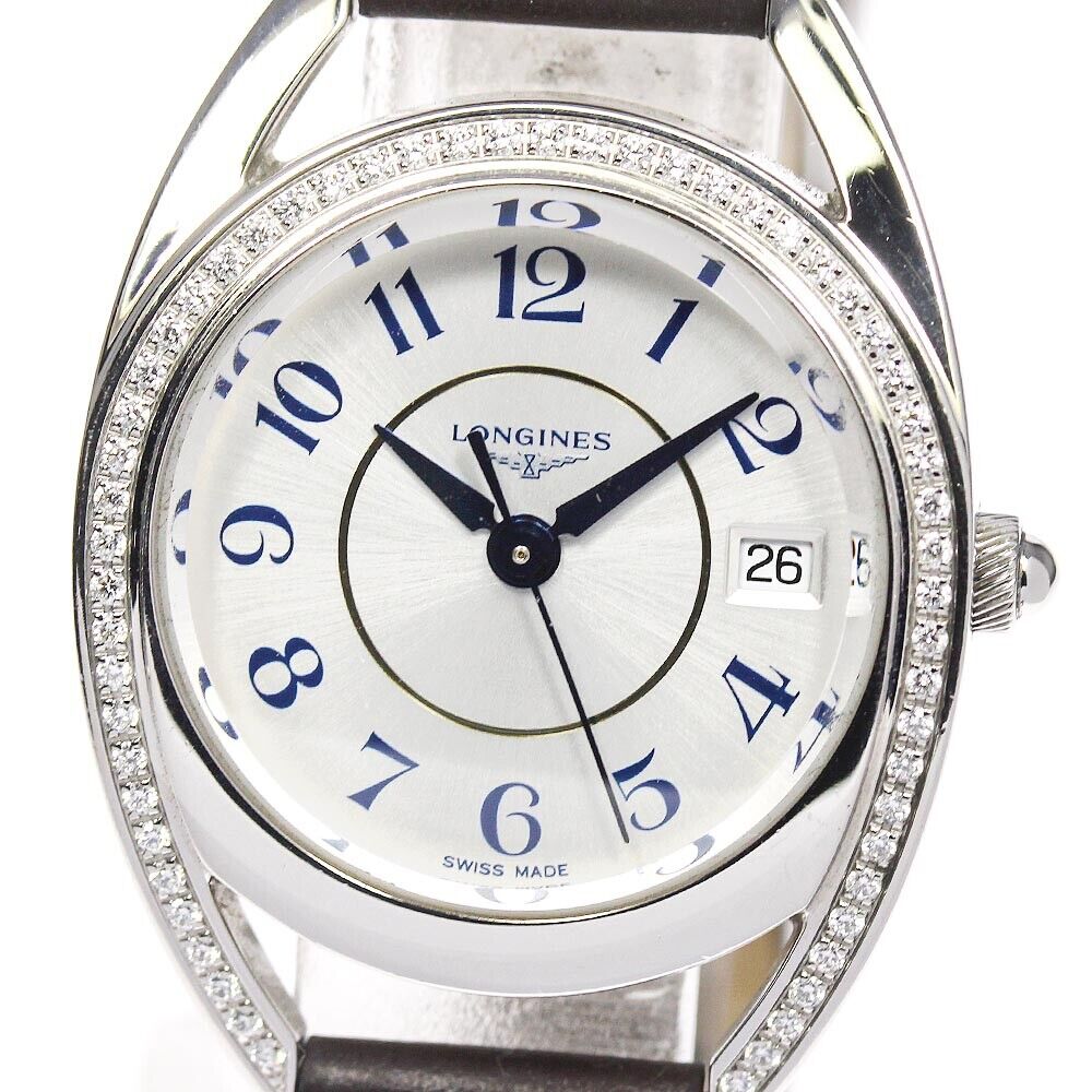  Shop Authentic Longines Equestrian Arche Quartz Diamond Watch for Women - L6.136.0.71.2 - Luxxuri