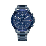  Shop Authentic Tommy Hilfiger Bank Quartz Blue Dial Blue Steel Strap Watch for Men - 1791720 - Luxxuri