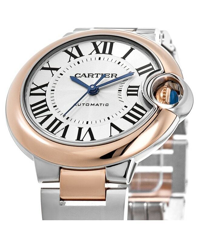  Shop Authentic Cartier Ballon Bleu de Cartier Silver Dial Two Tone Steel Strap Watch for Women - W2BB0032 - Luxxuri