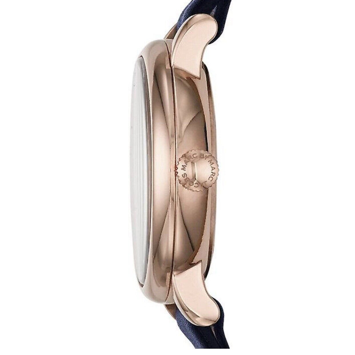 Marc Jacobs Baker Navy Blue Dial Blue Leather Strap Watch for Women - MBM1331