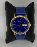  Shop Authentic Marc Jacobs Fergus Blue Dial Blue Leather Strap Watch for Women - MBM8650 - Luxxuri