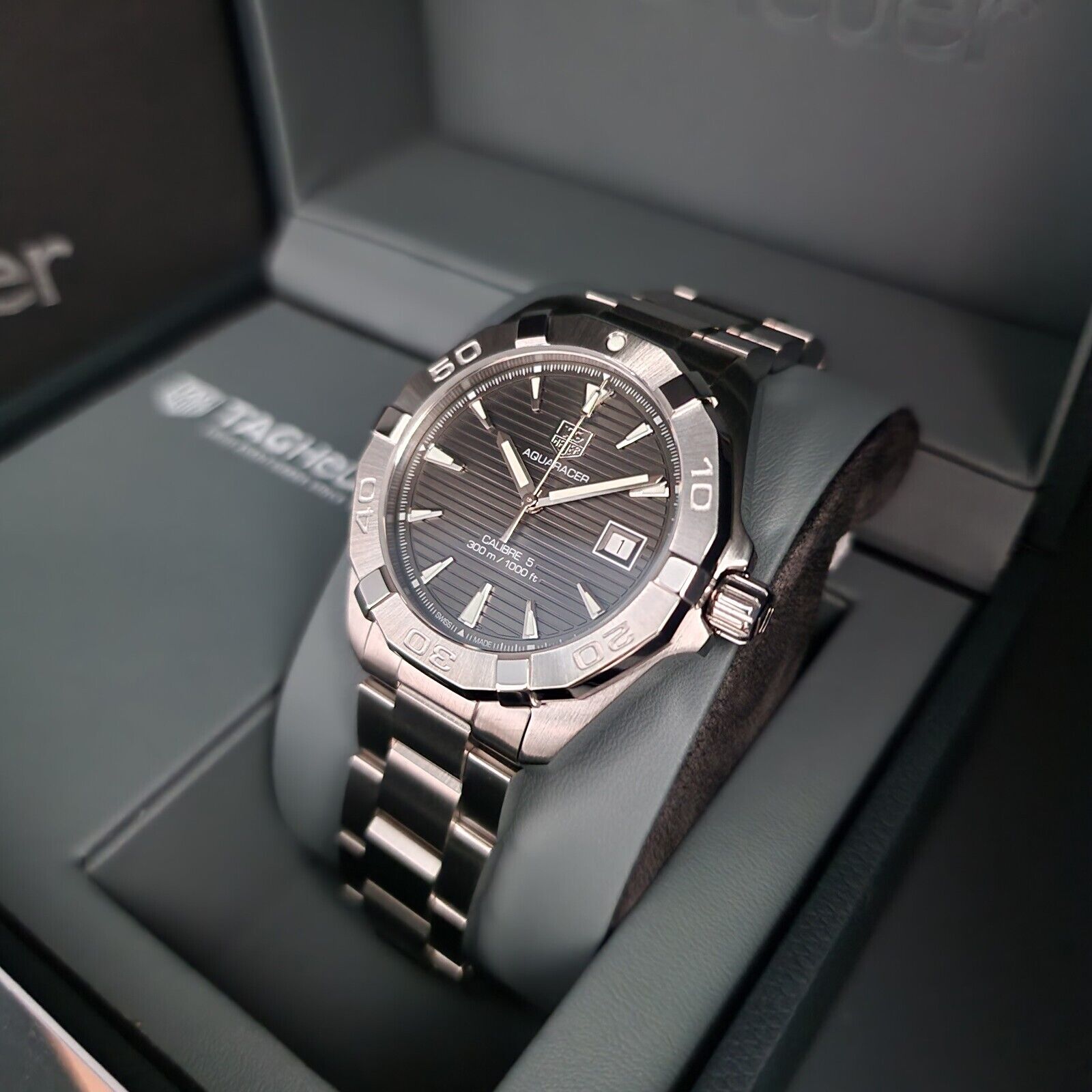  Shop Authentic Tag Heuer Aquaracer Anthracite Dial Watch for Men - WAY2113.BA0928 - Luxxuri