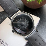  Shop Authentic Emporio Armani Renato Quartz Blue Dial Blue Leather Strap Watch For Men - AR11190 - Luxxuri