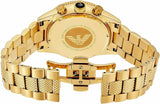  Shop Authentic Emporio Armani Chronograph Black Dial Gold Steel Strap Watch For Men - AR5857 - Luxxuri