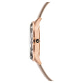 Swarovski Octea Nova Grey Dial Grey Leather Strap Watch for Women - 5295326