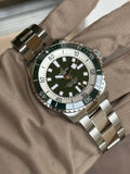  Shop Authentic Breitling Superocean Automatic 44mm Navy Green Dial Green Rubber Strap Watch for Men - A17376A31L1A1 - Luxxuri