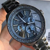 Shop Authentic Michael Kors Wren Chronograph Quartz Blue Dial Grey Steel Strap Watch For Women - MK6097 - Luxxuri