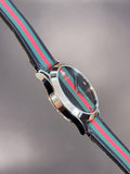  Shop Authentic Gucci G Timeless Quartz Black Dial Multicolored Black Leather Strap Watch For Men - YA1264079 - Luxxuri