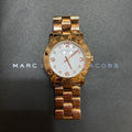  Shop Authentic Marc Jacobs Amy White Dial Rose Gold Steel Strap Watch for Women - MBM3077 - Luxxuri