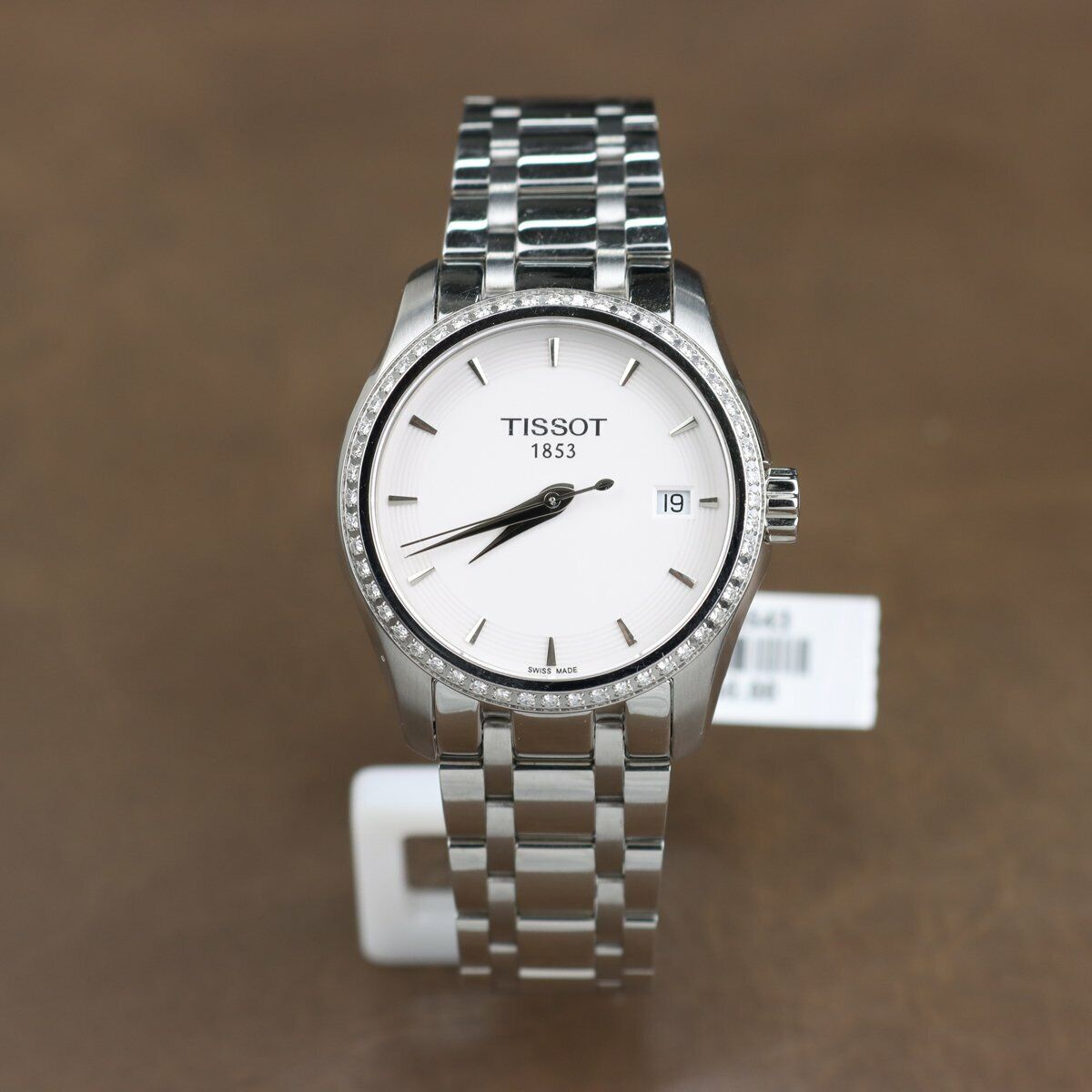  Shop Authentic Tissot T Trend Couturier Lady White Dial Watch For Women - T035.210.61.011.00 - Luxxuri