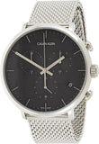  Shop Authentic Calvin Klein High Noon Chronograph Black Dial Silver Mesh Bracelet Watch for Men - K8M27121 - Luxxuri
