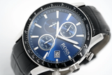  Shop Authentic Hugo Boss Rafale Chronograph Quartz Blue Dial Black Leather Strap Watch For Men - HB1513391 - Luxxuri